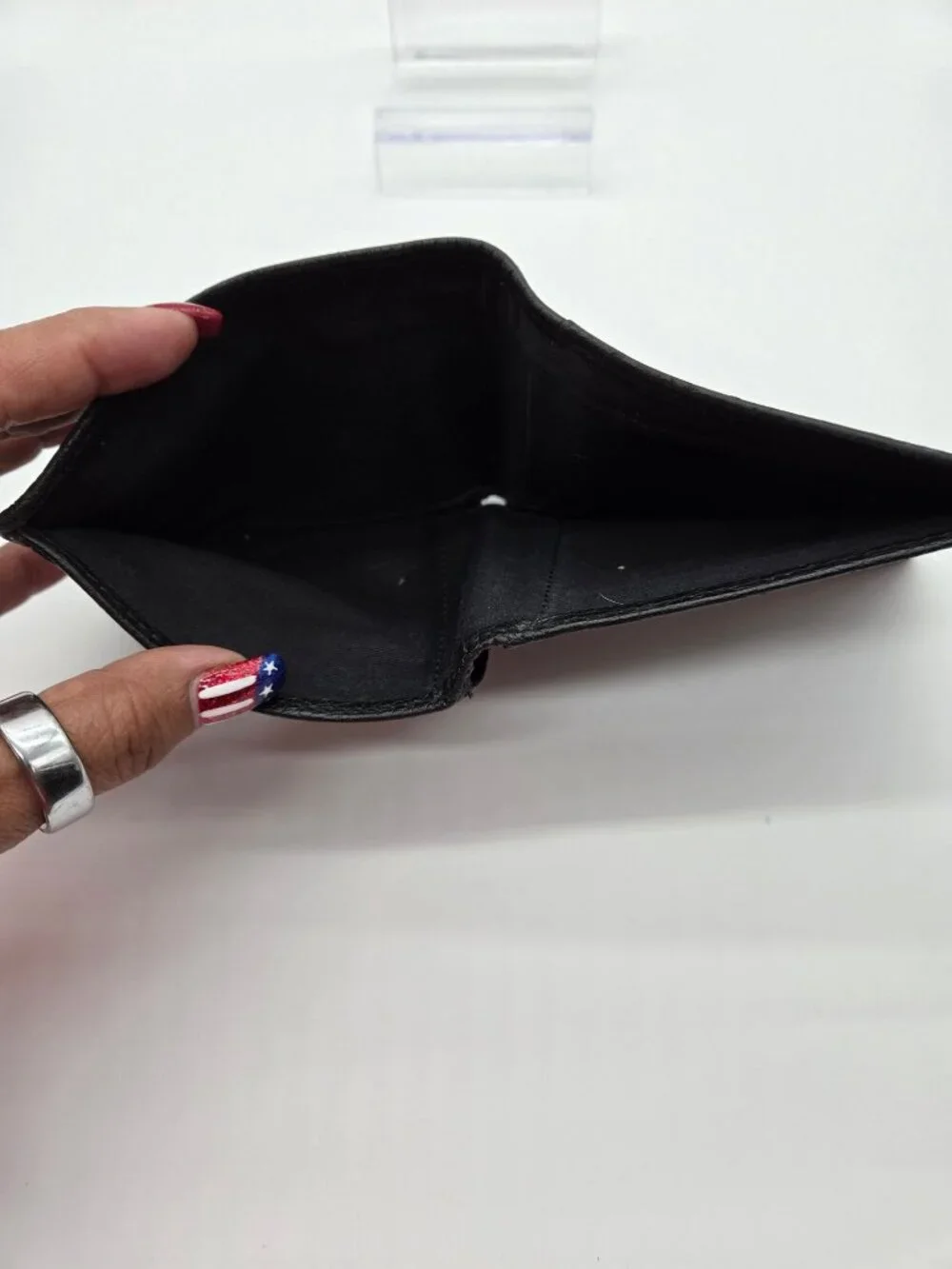 Lodis Black Italian Leather Men's Bifold Wallet Soft Pebbled Leather